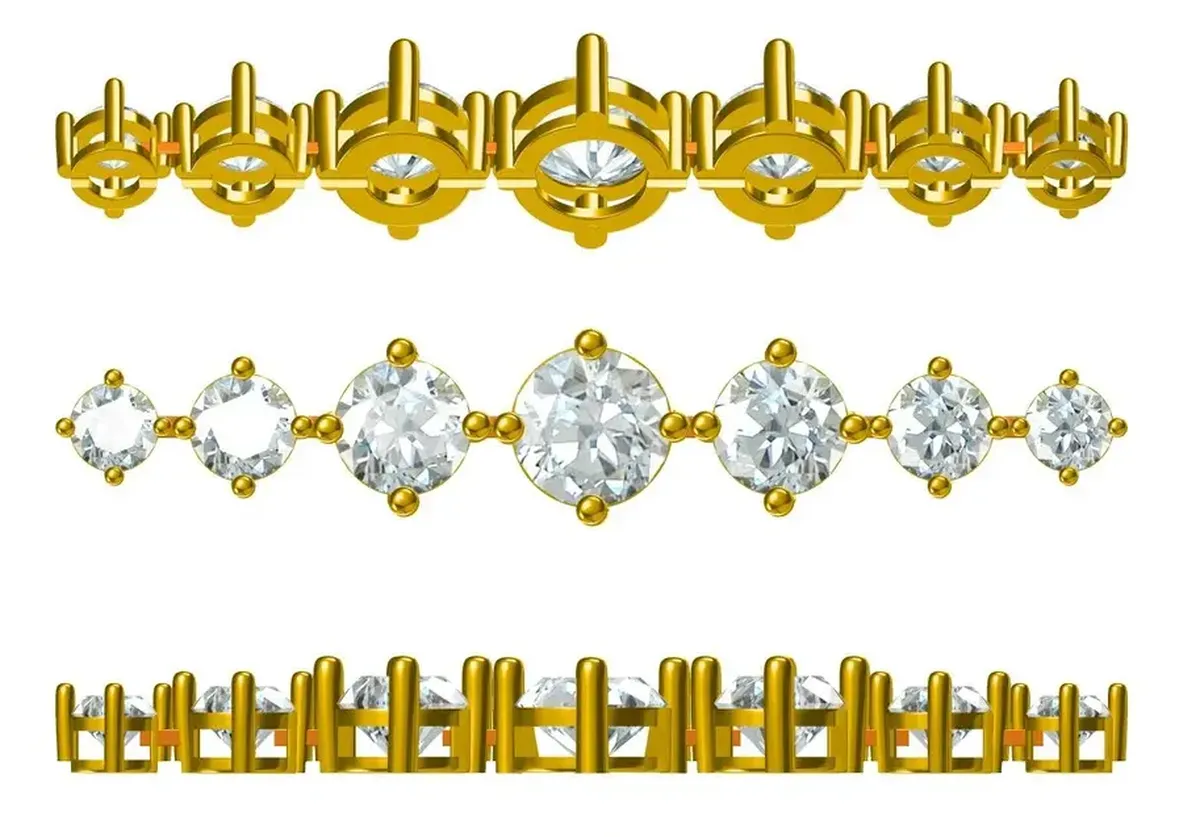 Round Diamond Fashion Bracelet 