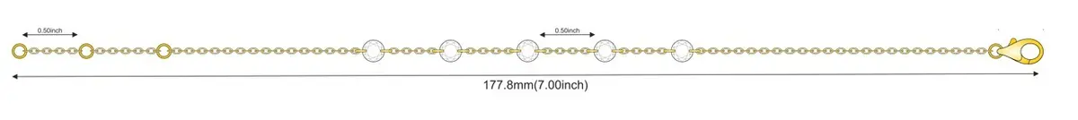 Round Drill Diamond Bracelet 