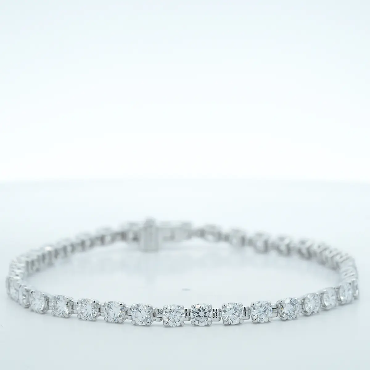 Round Diamond Tennis Bracelet 