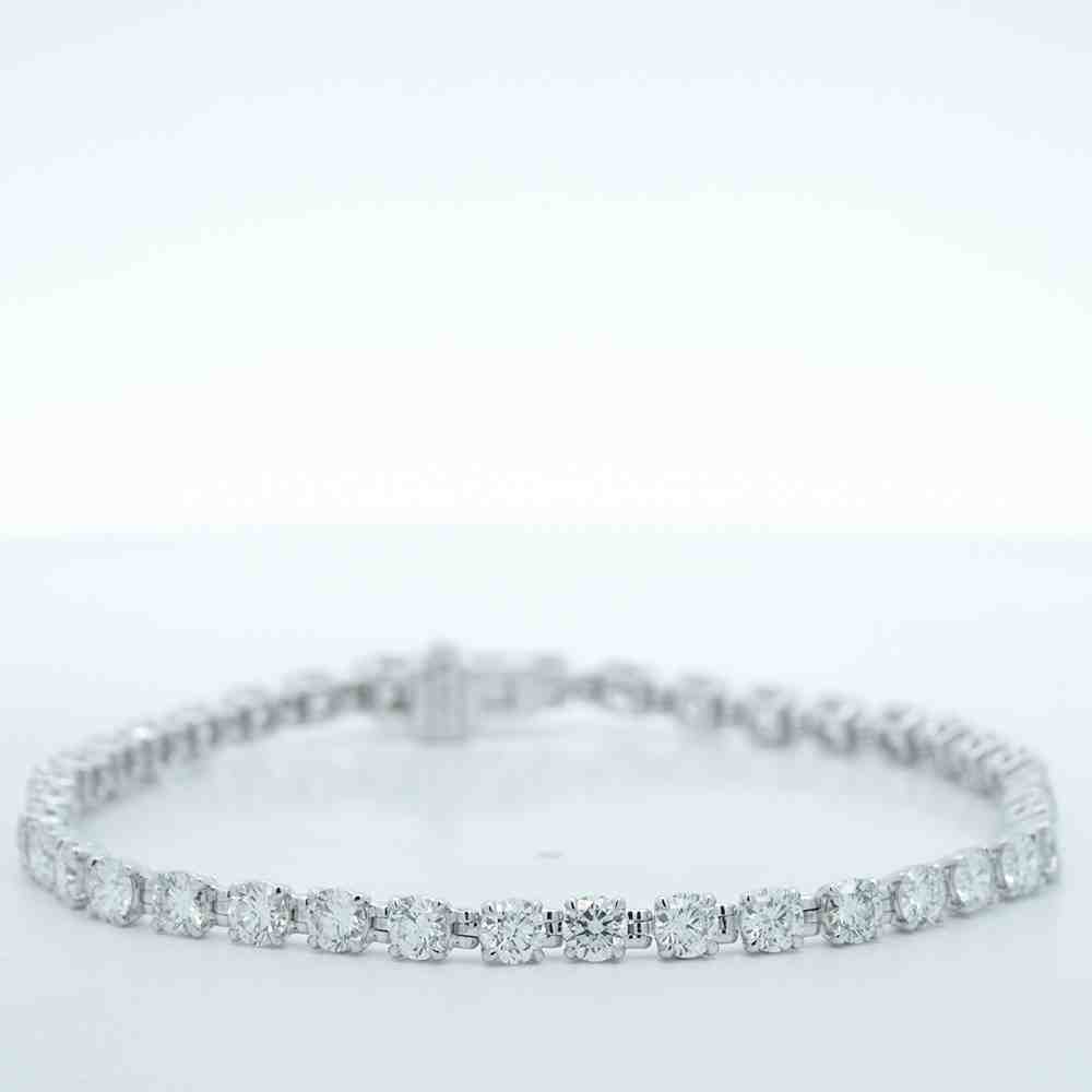 Round Diamond Tennis Bracelet 