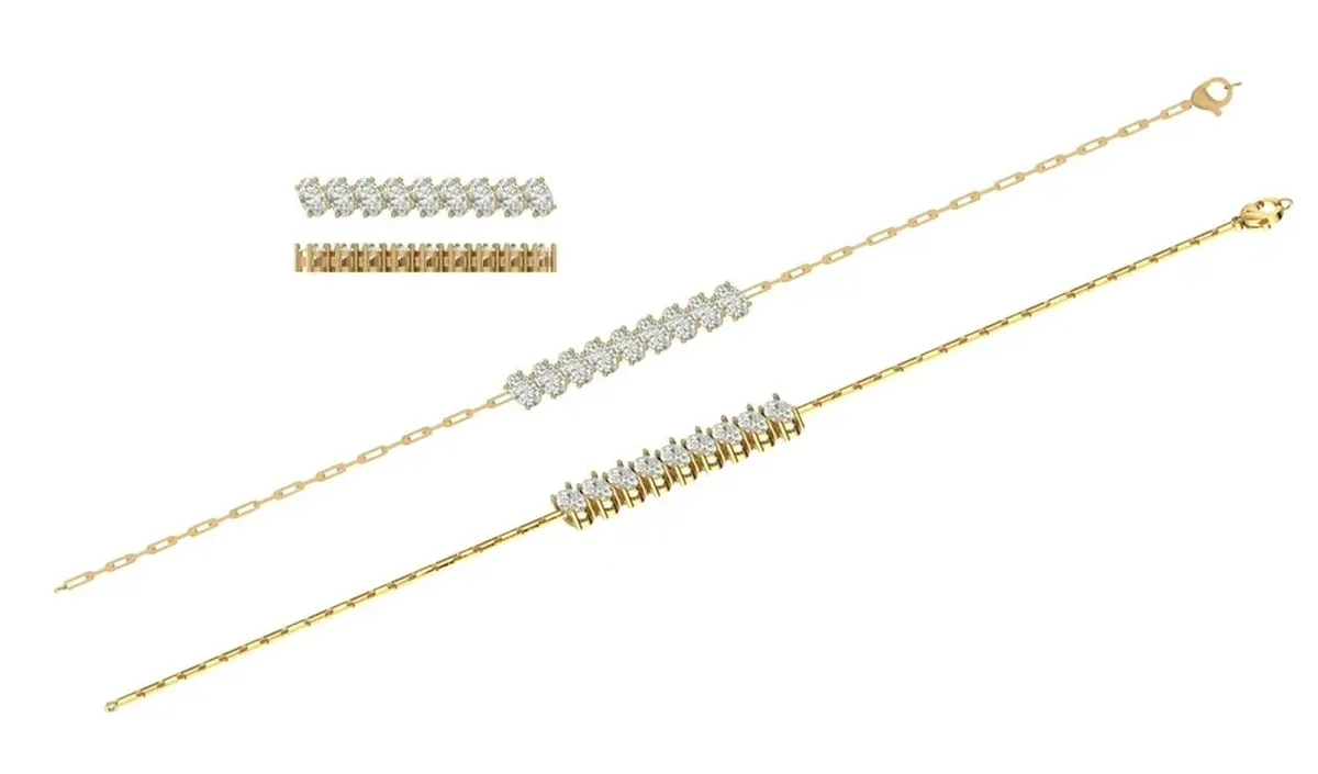 Oval Diamond Fashion Necklace 