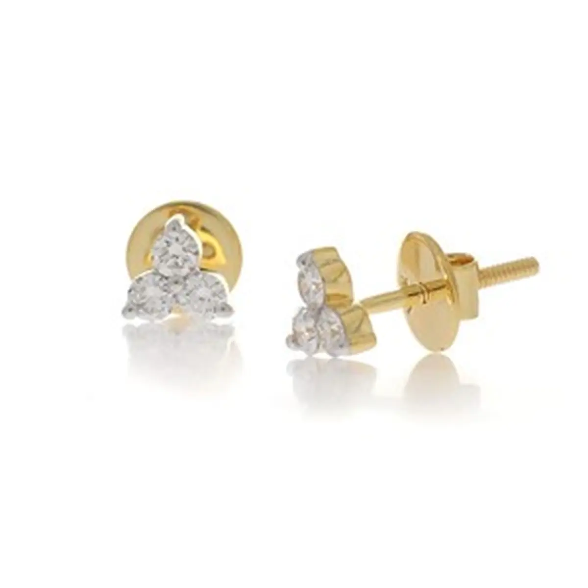 Round Diamond Fashion Earring 