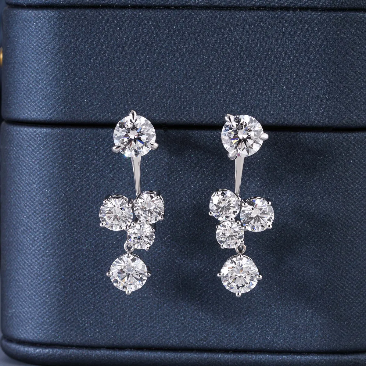 Round Diamond Earring 