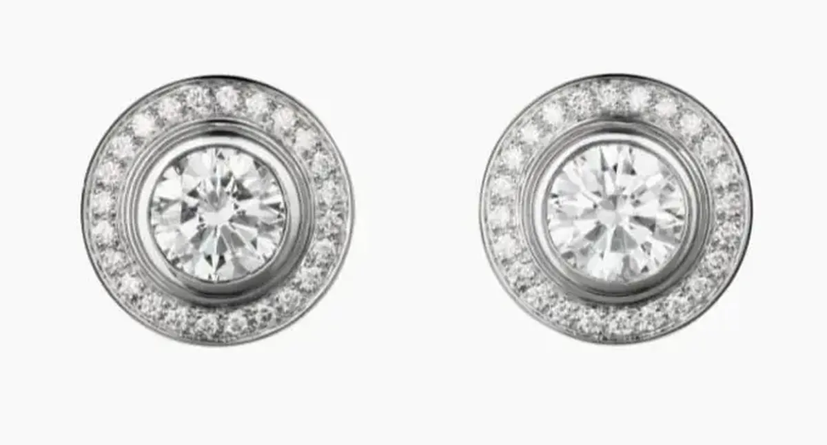 Round Diamond Earring 