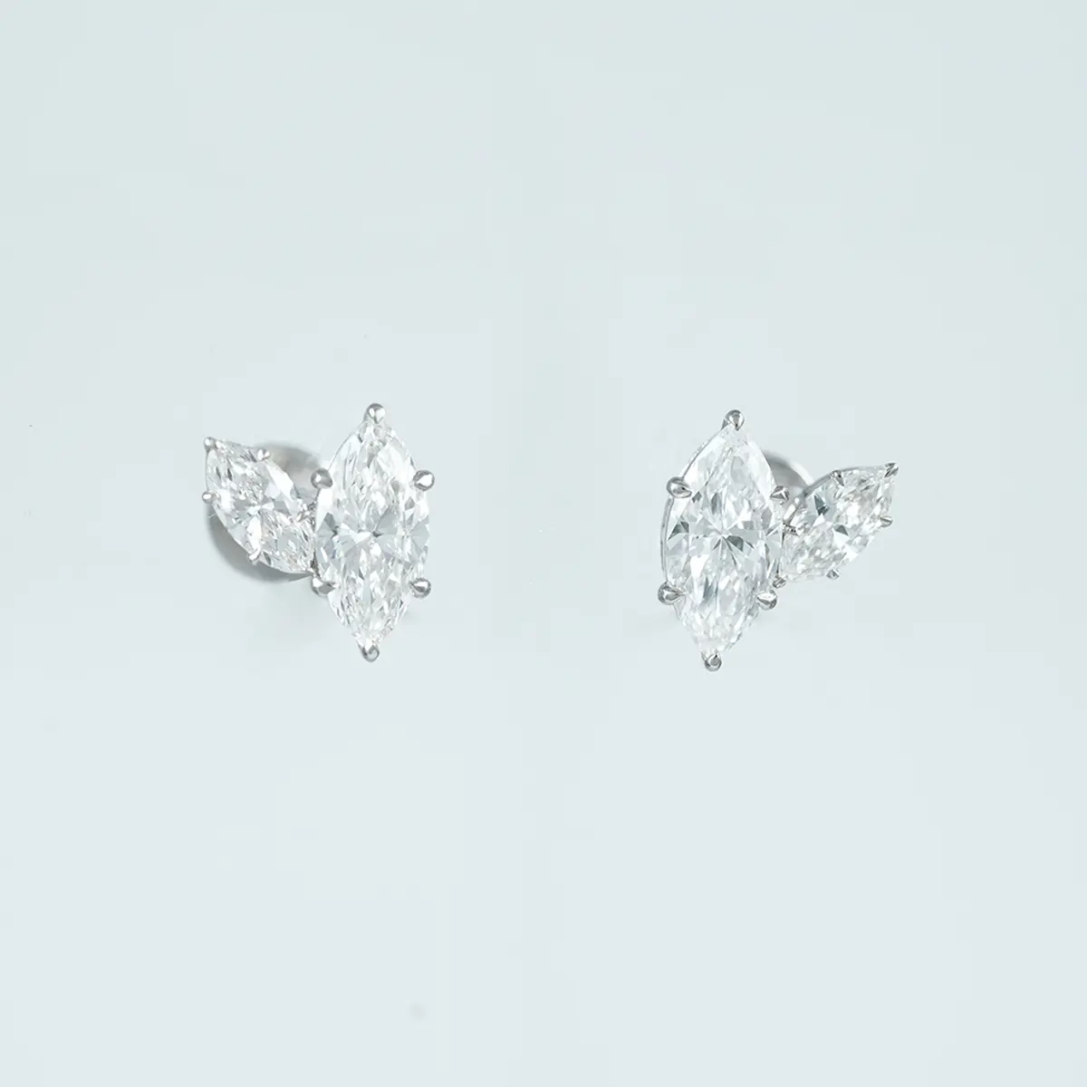 Marquise Diamond Fashion Earring 
