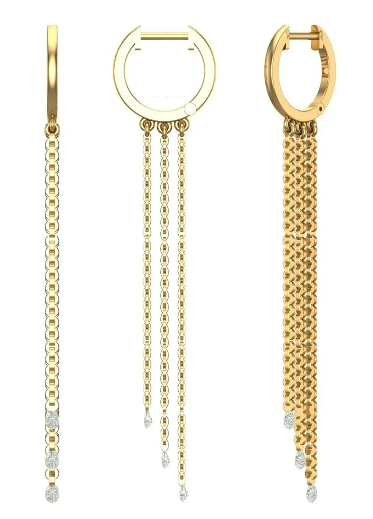 Gold Hoops Earring 