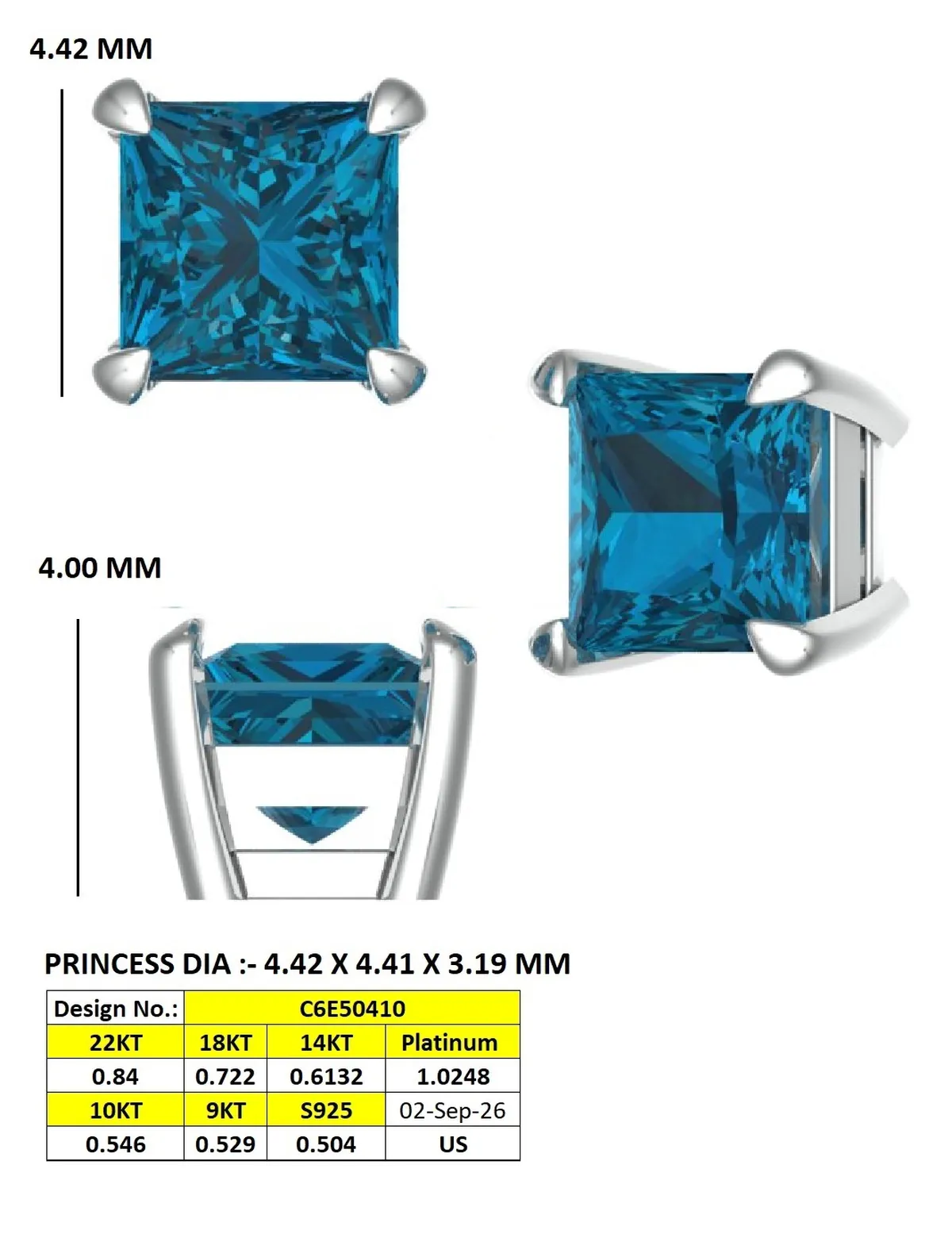 C6E50410PRI0.50CT