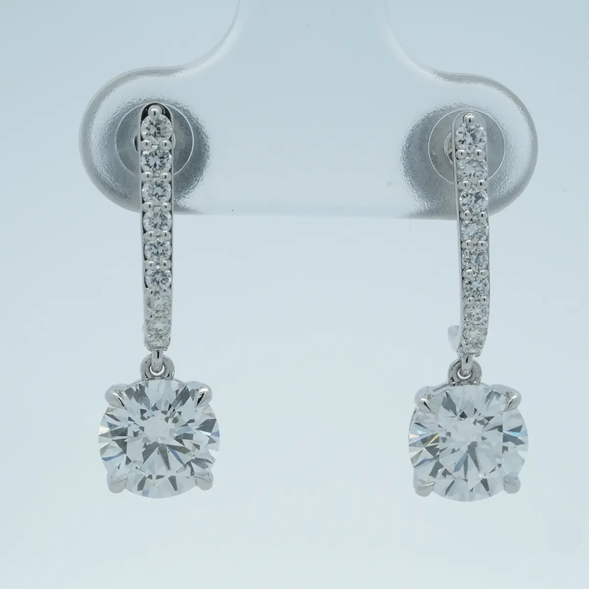 Round Diamond Earring 