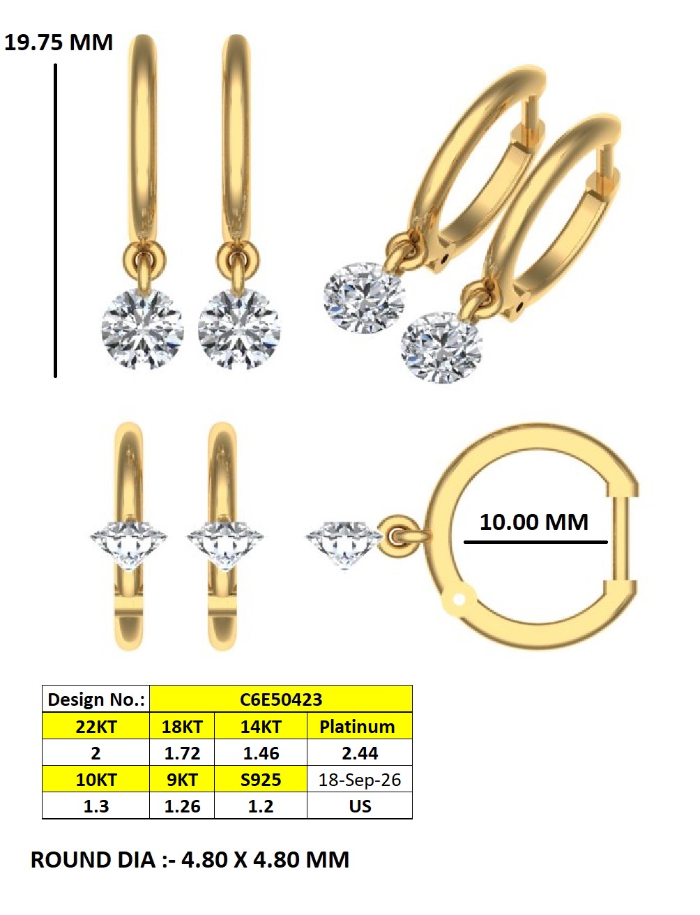 C6E50423RD0.40CTW
