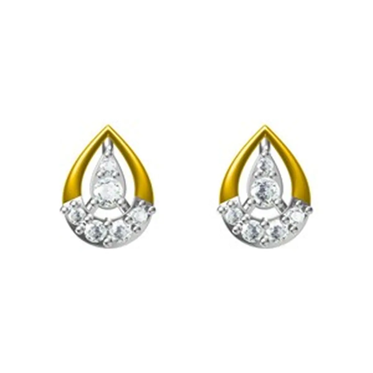 Round Diamond Earring 