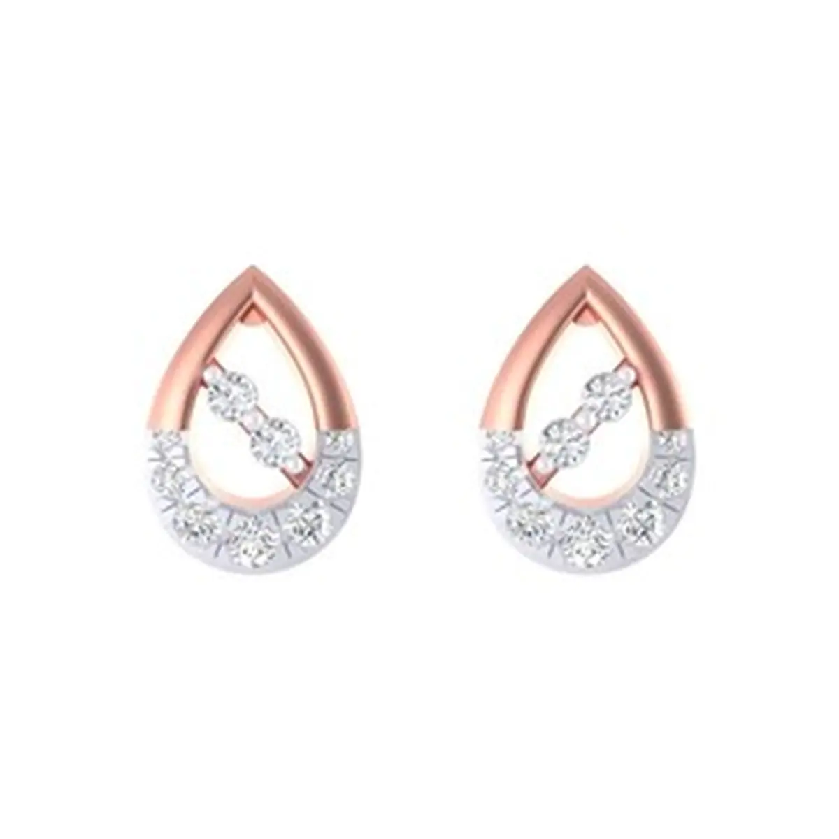 Round Diamond Earring 