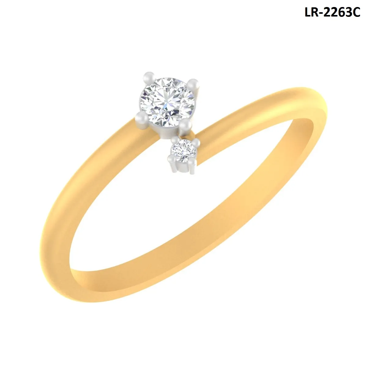 Round Diamond Gents Ring 