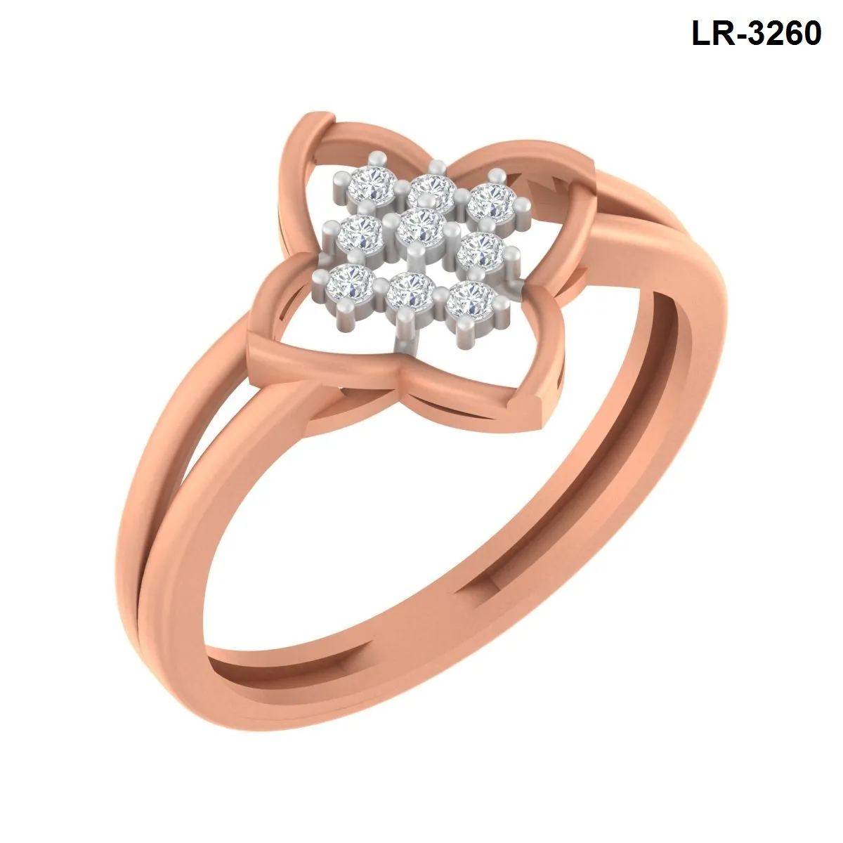 Round Diamond Ladies Ring 