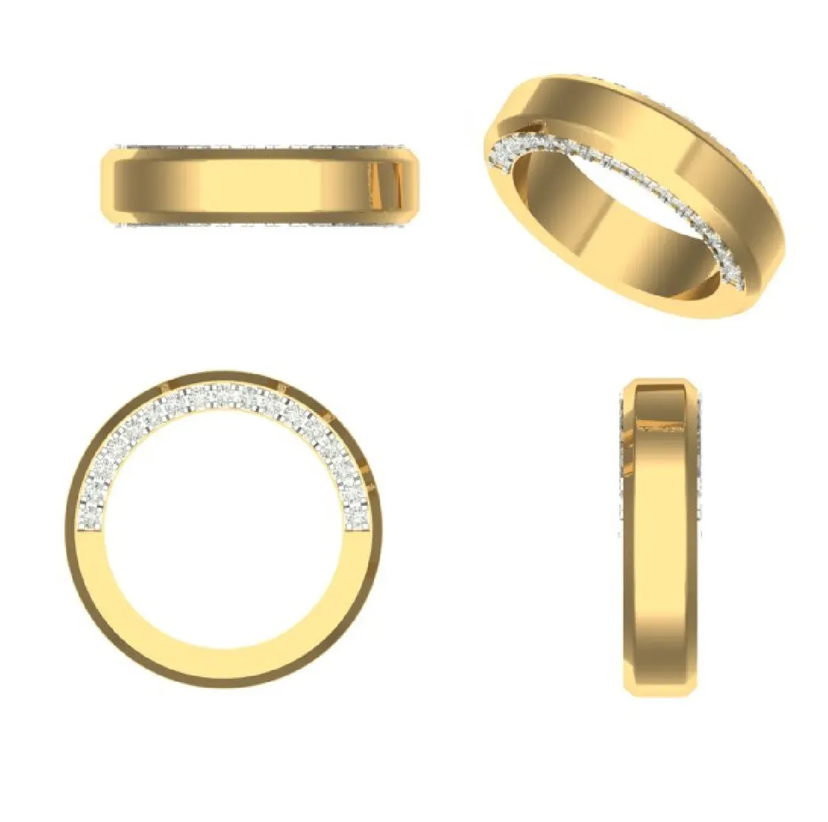 Round Diamond Band 