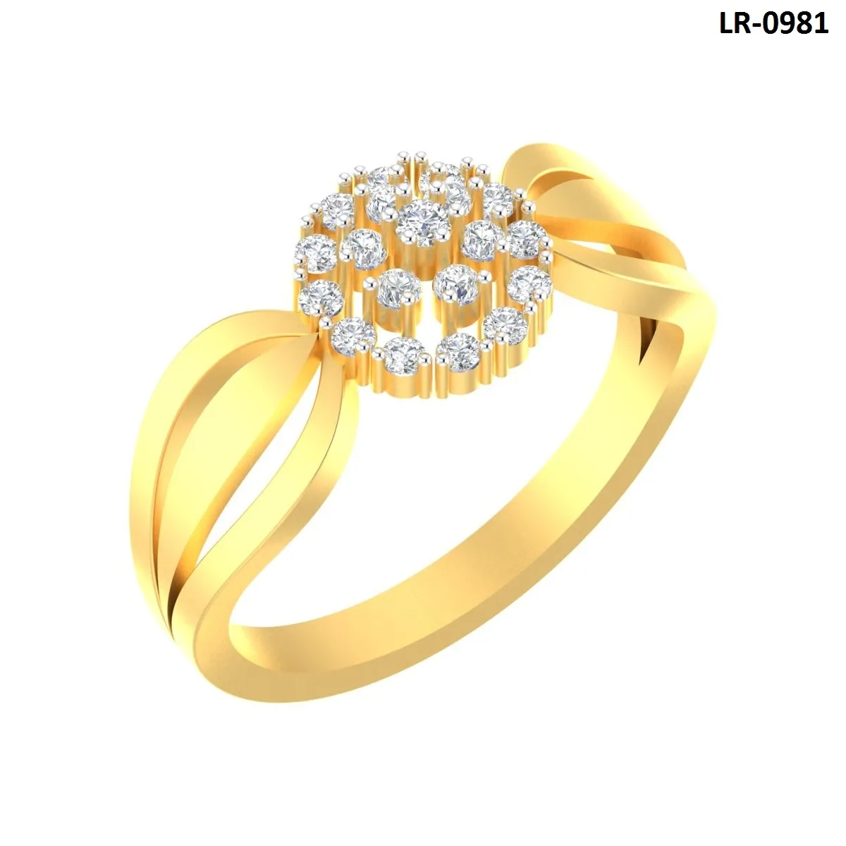 Round Diamond Ladies Ring 