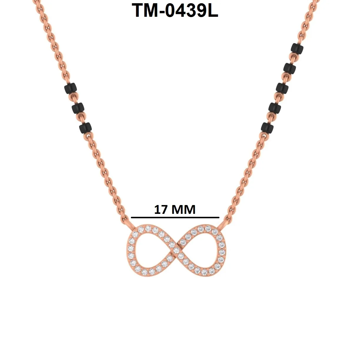 Round Diamond Mangalsutra 