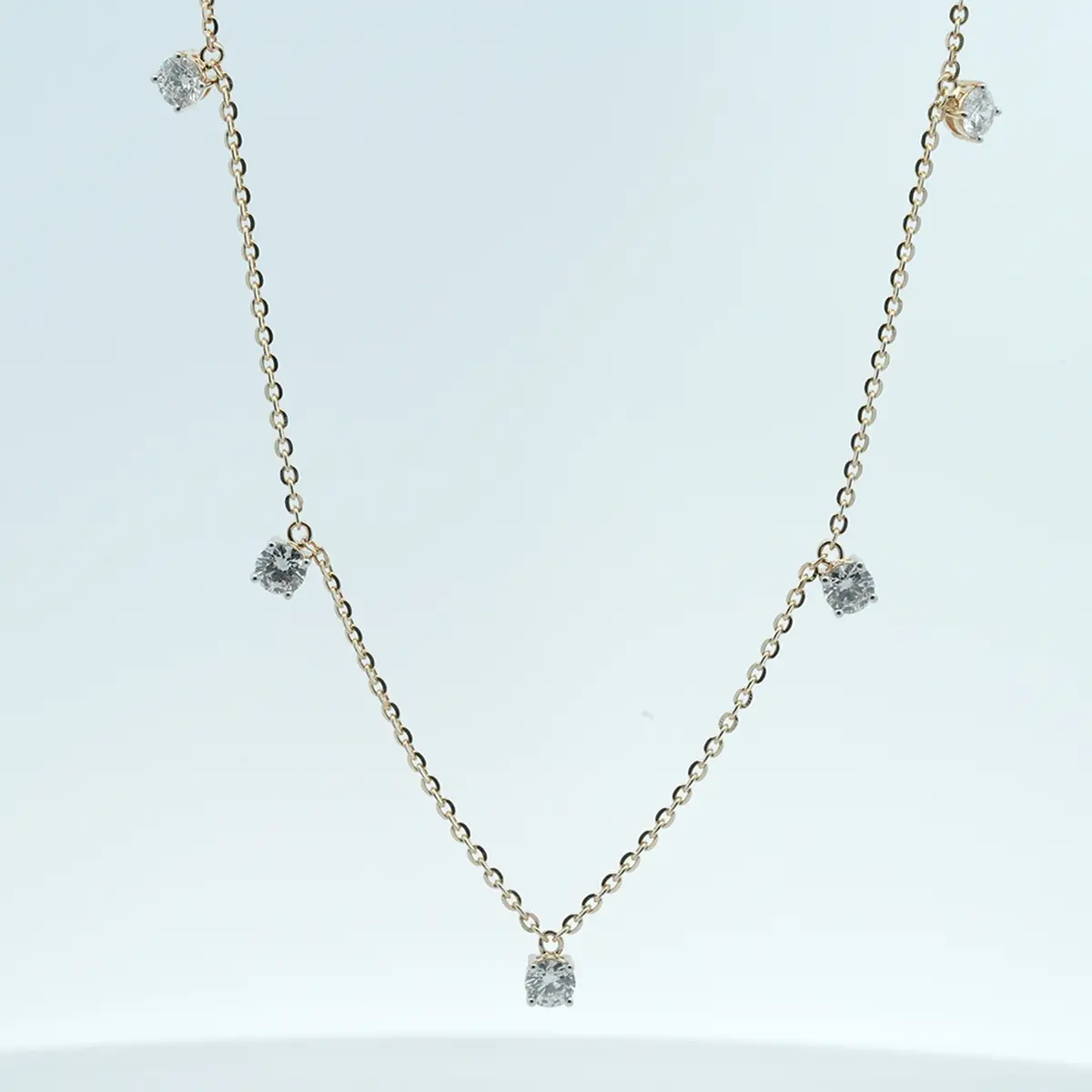 Round Diamond Necklace