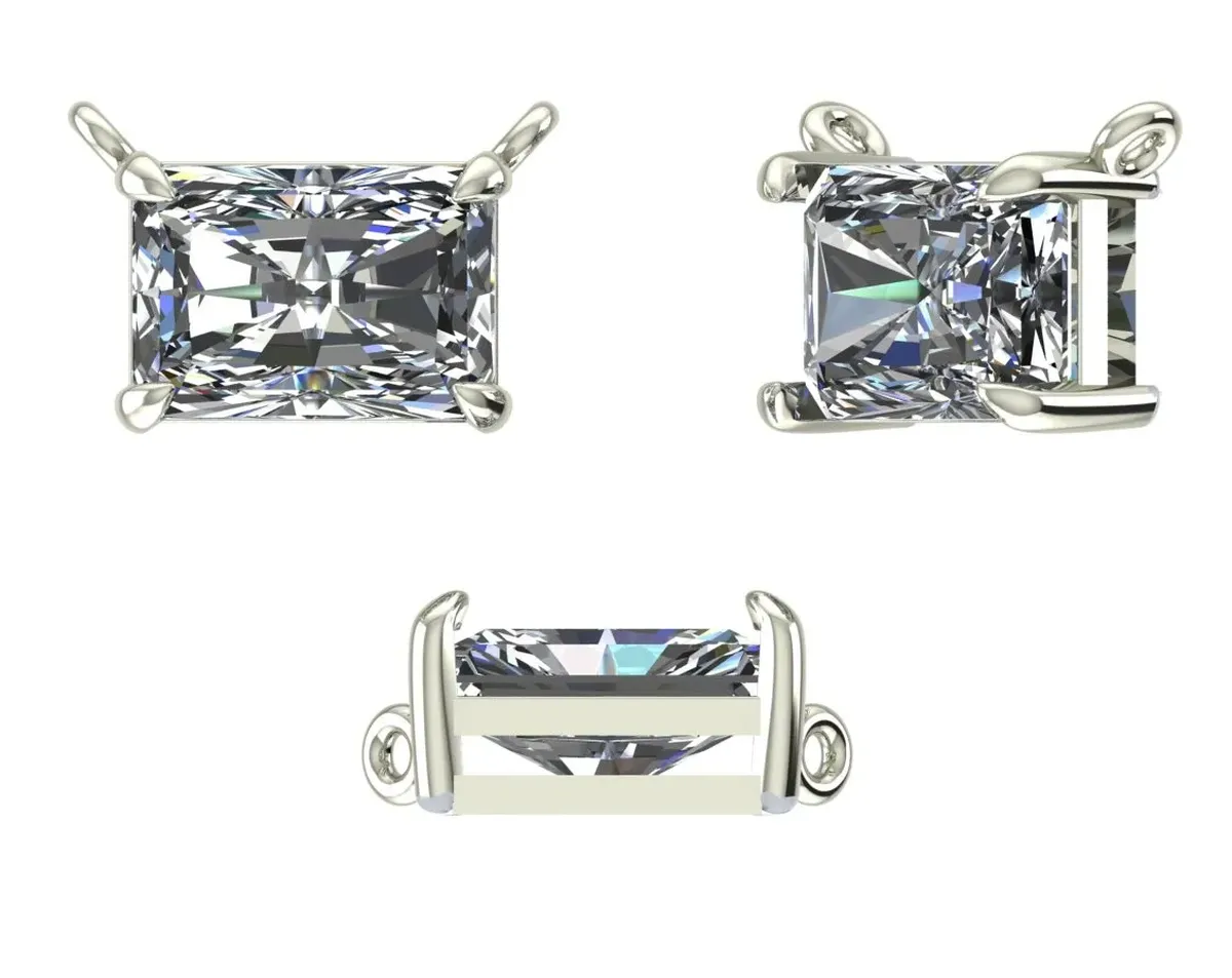 Radiant Diamond Soltaire Ring 