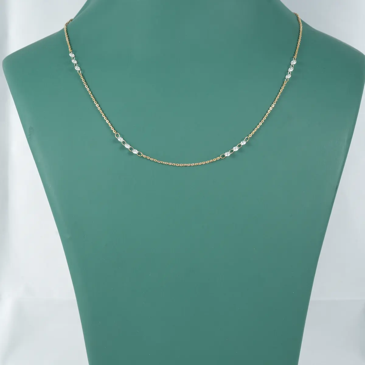 1.15 CTW Round Drill Diamond Necklace 