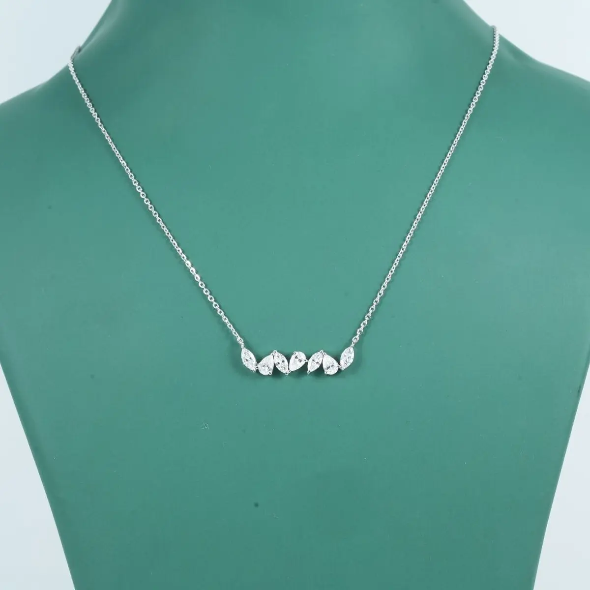 Marquise & Pear Diamond Fashion Necklace 