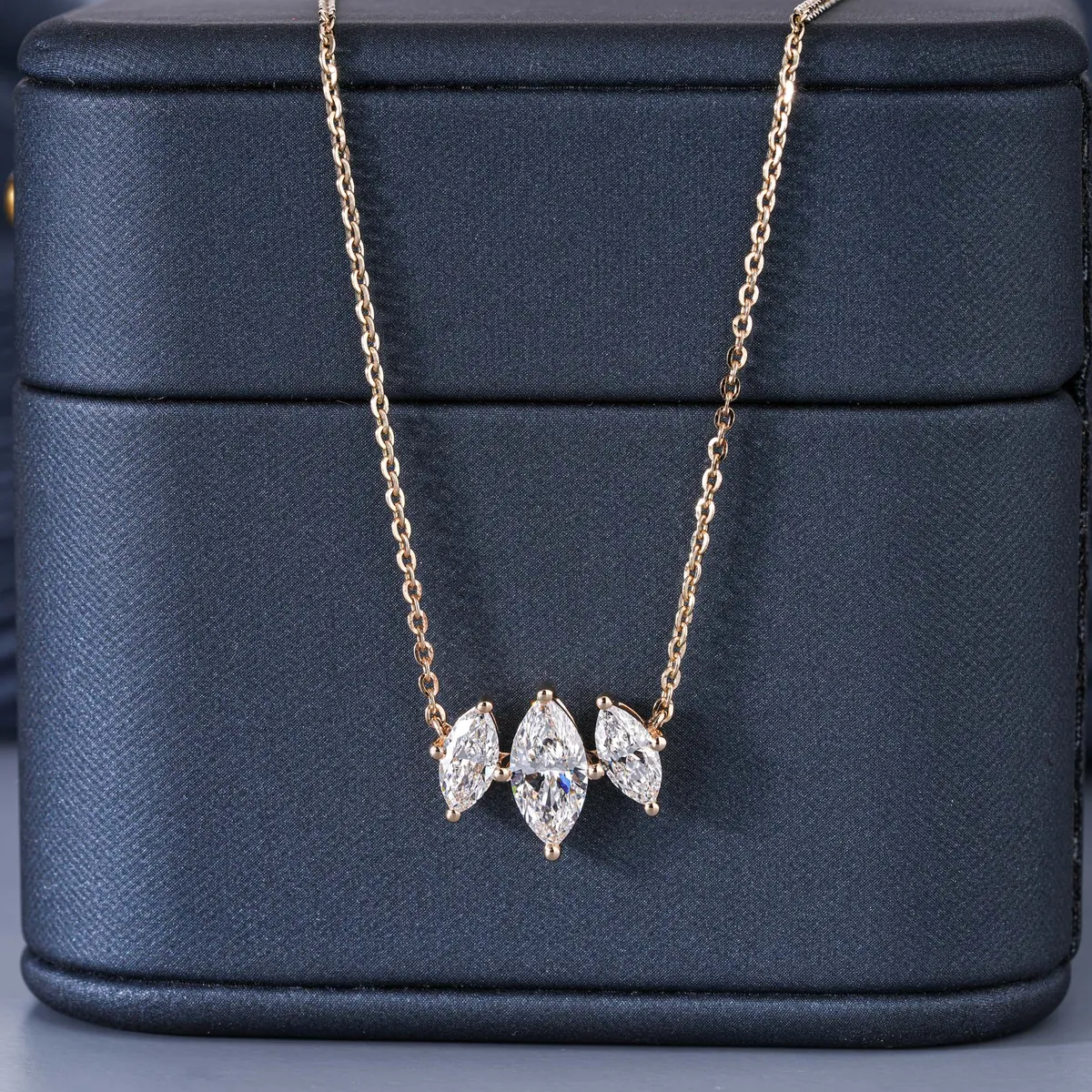 Marquise diamond Fashion Necklace 