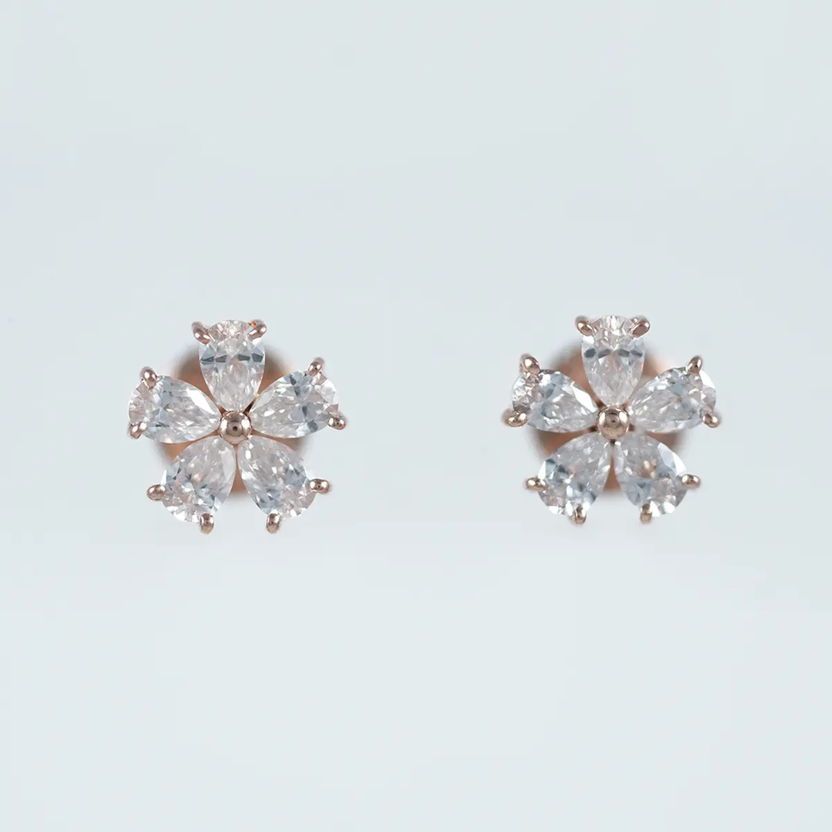 Pear Diamond Fashion Necklace Earring 