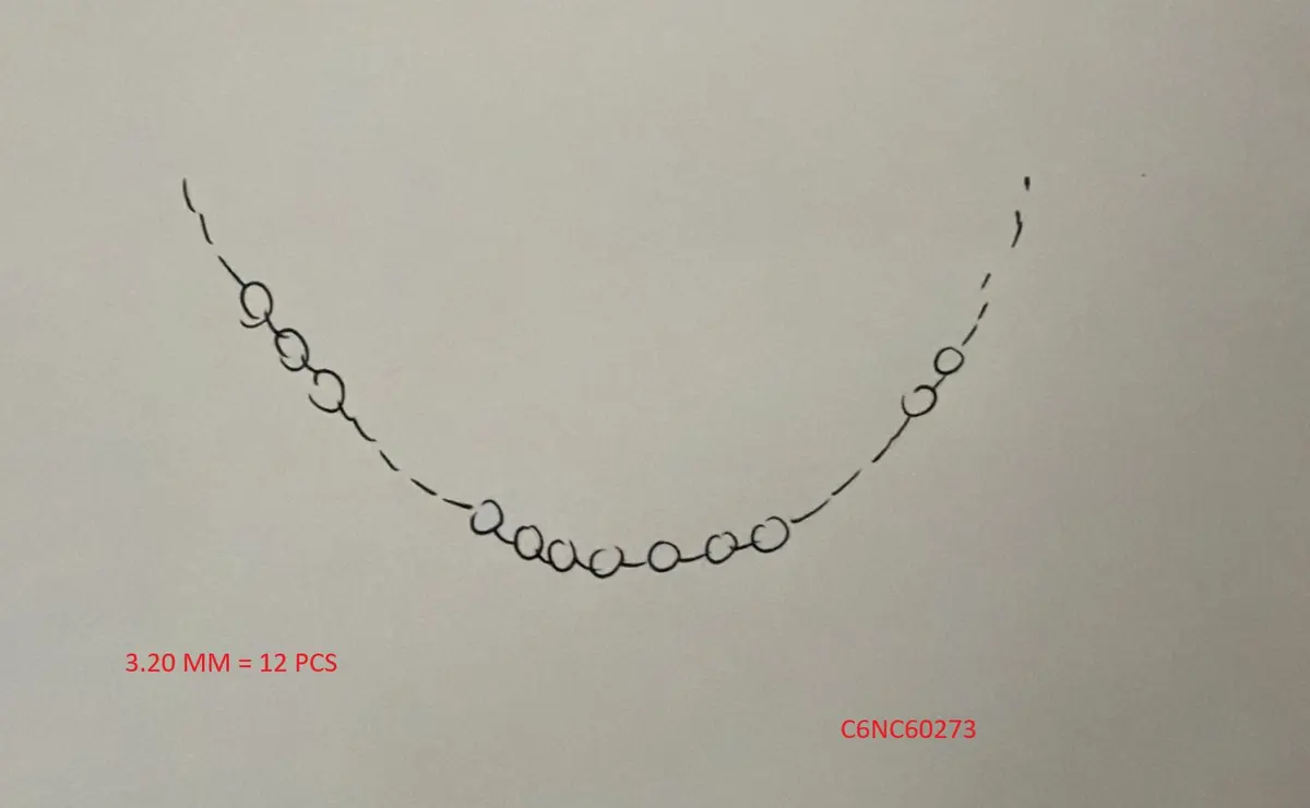 Drill Round Diamond Necklace 