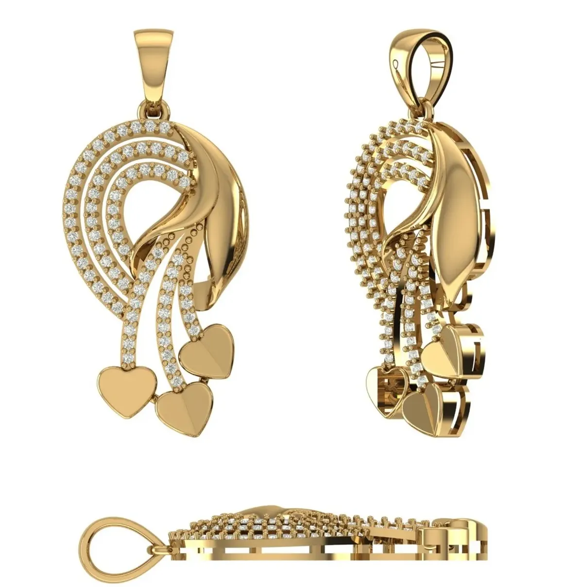 Round Diamond Fashion Nacklace 