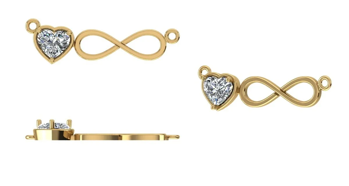 Heart Diamond Fashion Necklace 