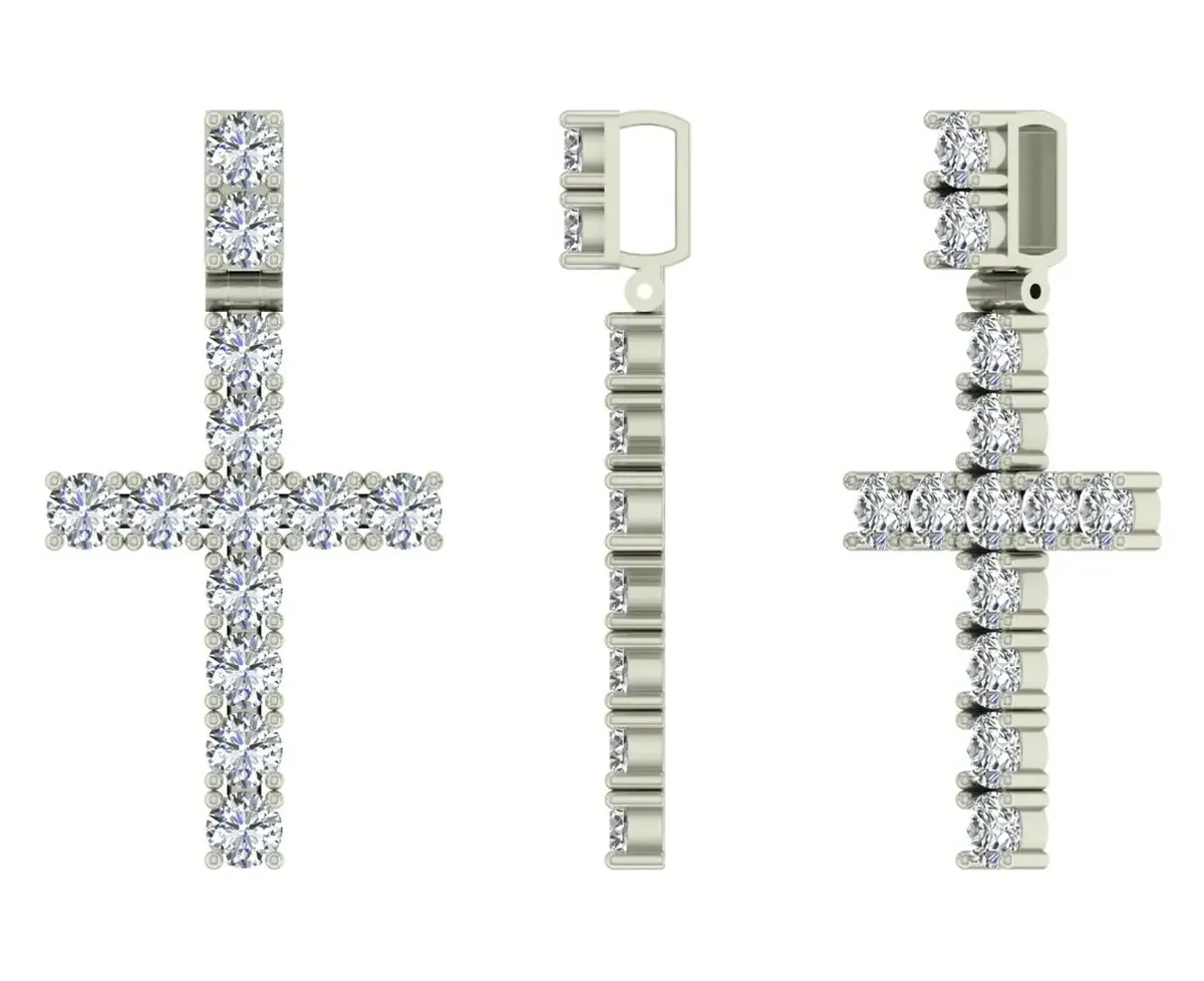 Round Diamond Fashion Pendant 