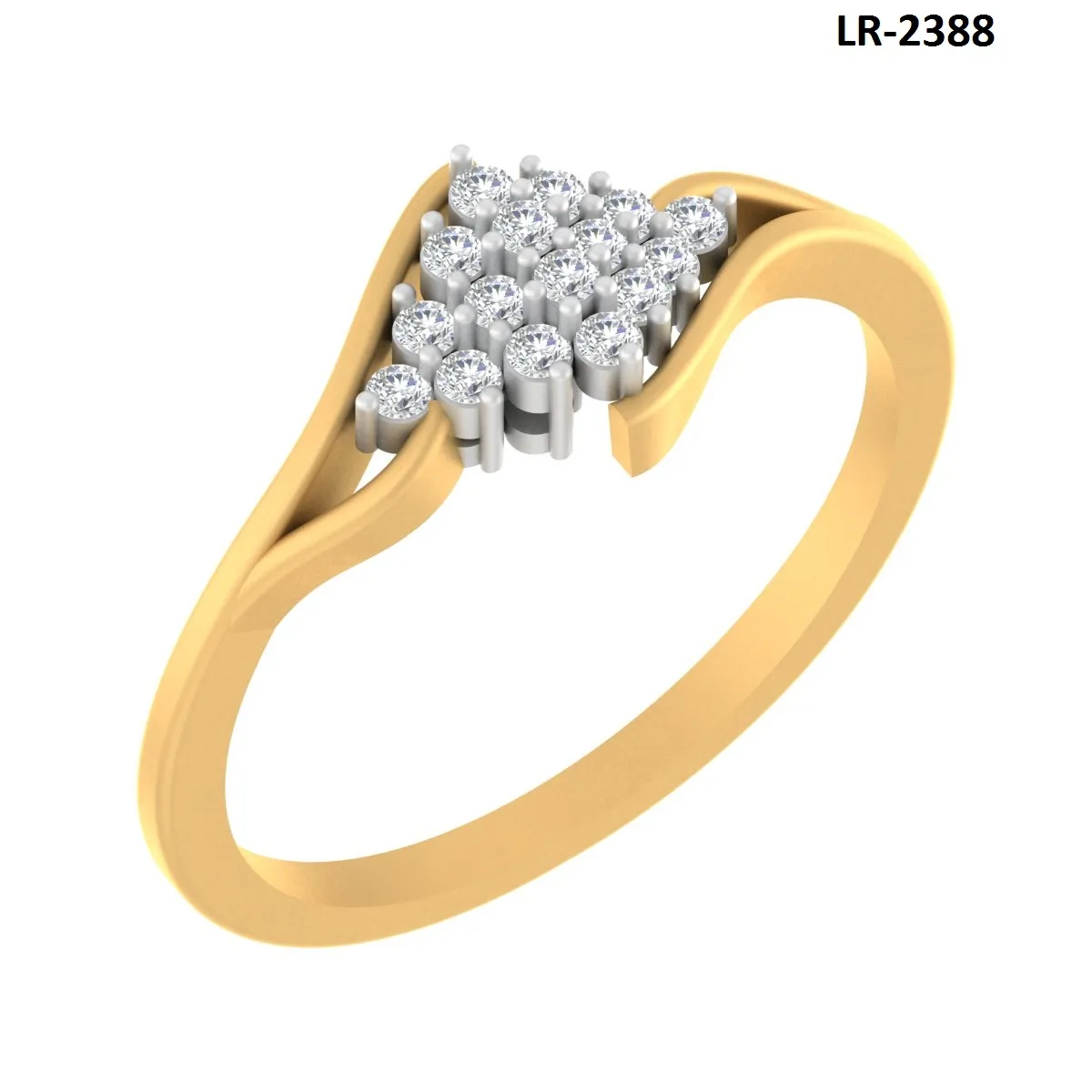 Round Diamond Ladies Ring