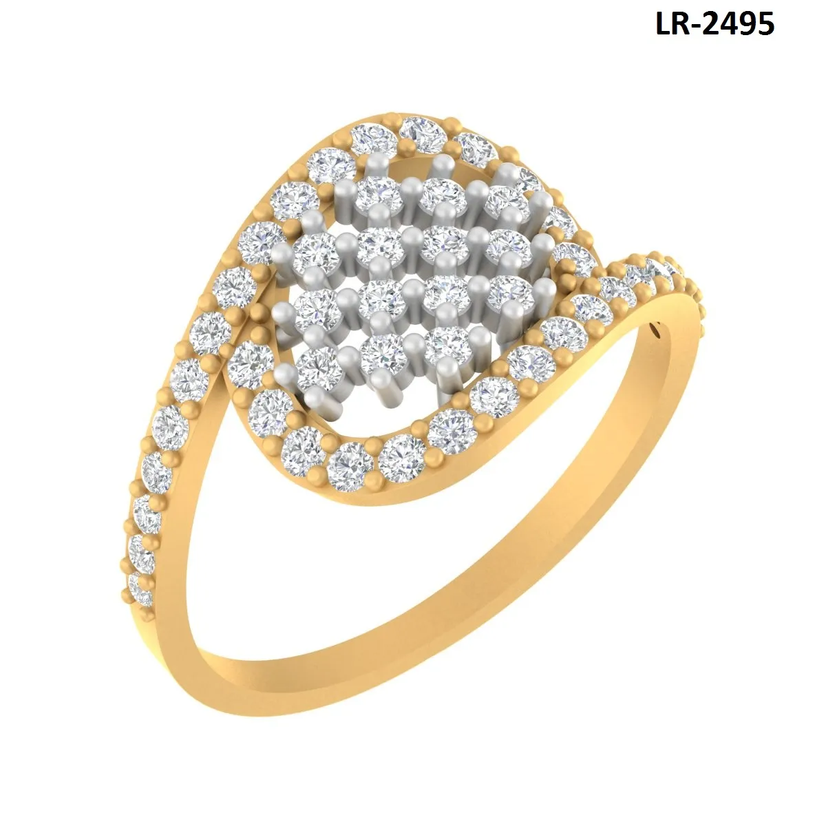 Round Diamond Ladies Ring 