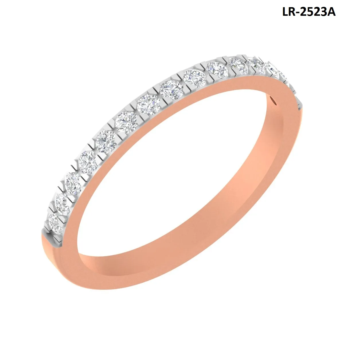 Round Diamond Stackable Ring