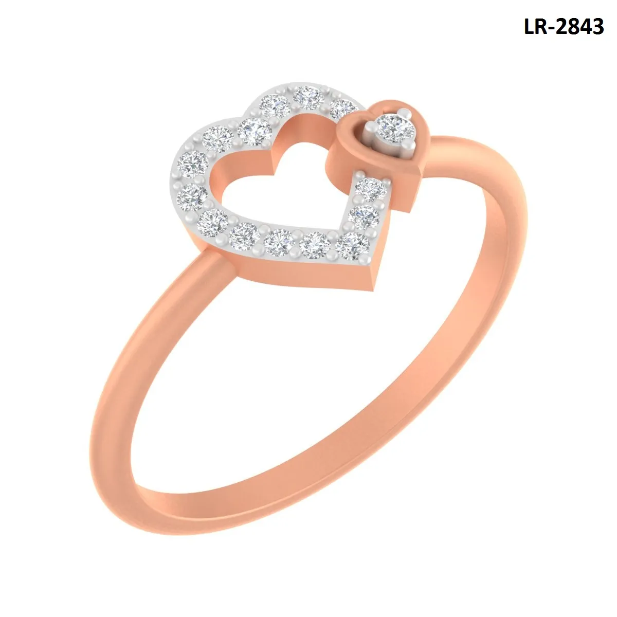 Round Diamond Ladies Ring