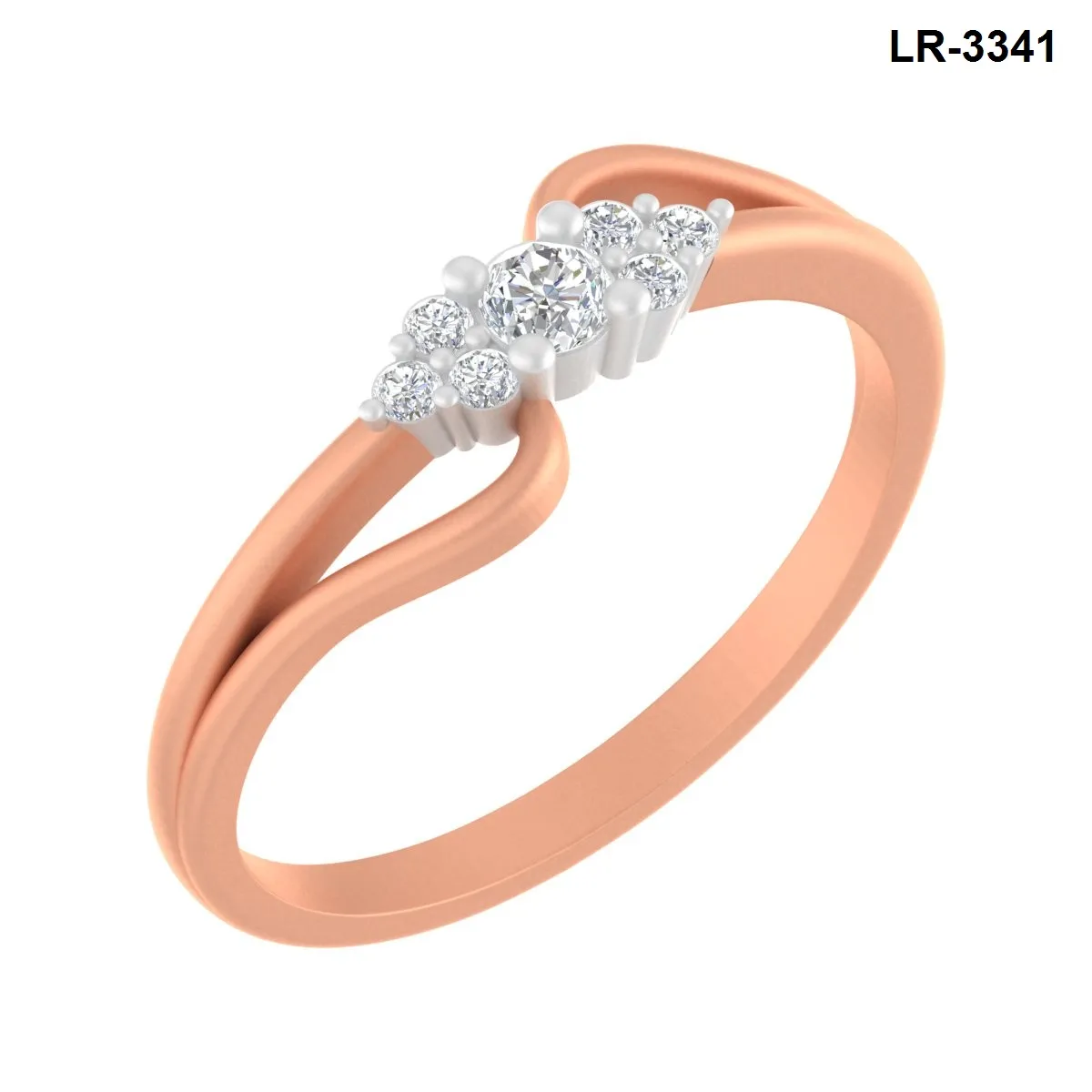 Round Diamond Ladies Ring