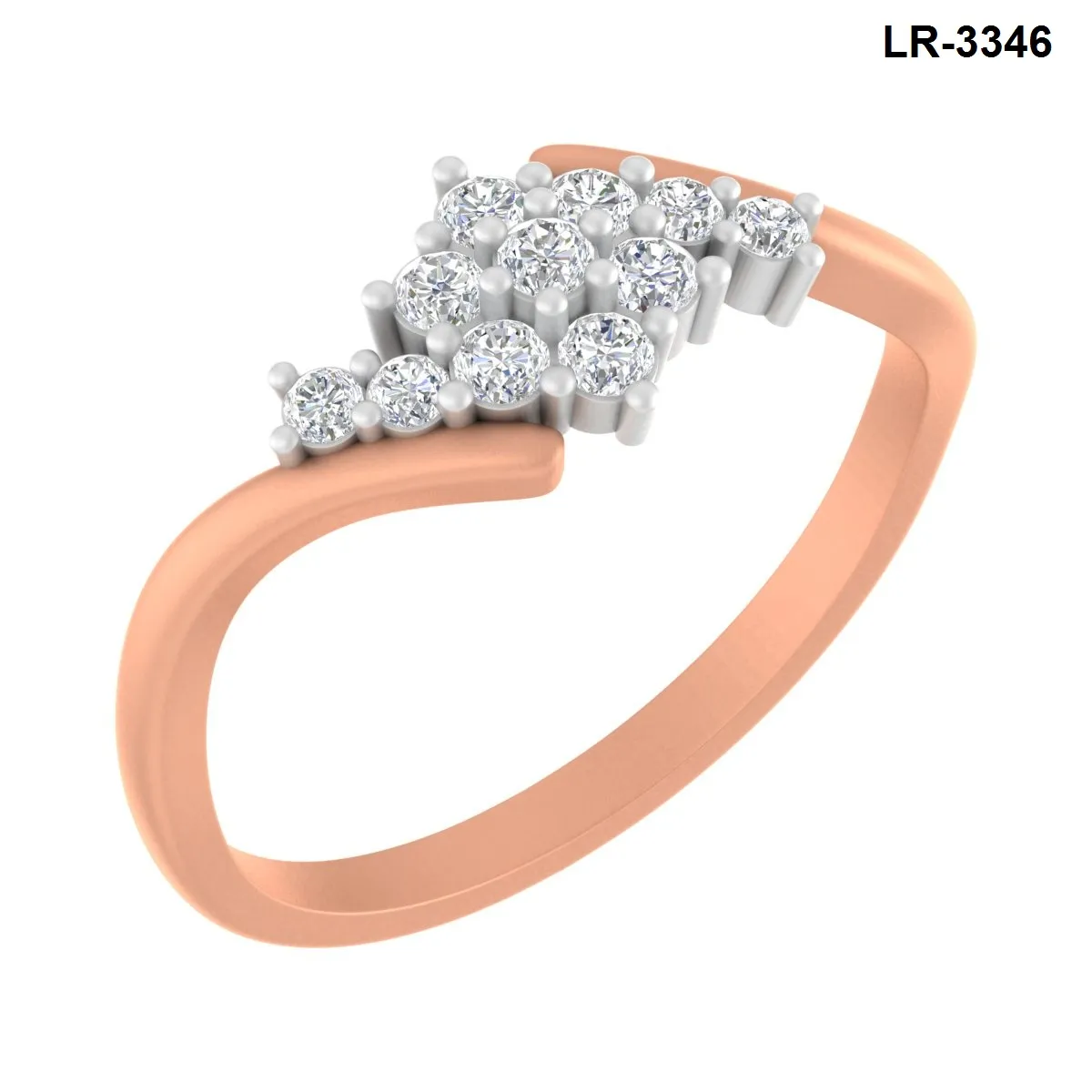 Round Diamond Ladies Ring  