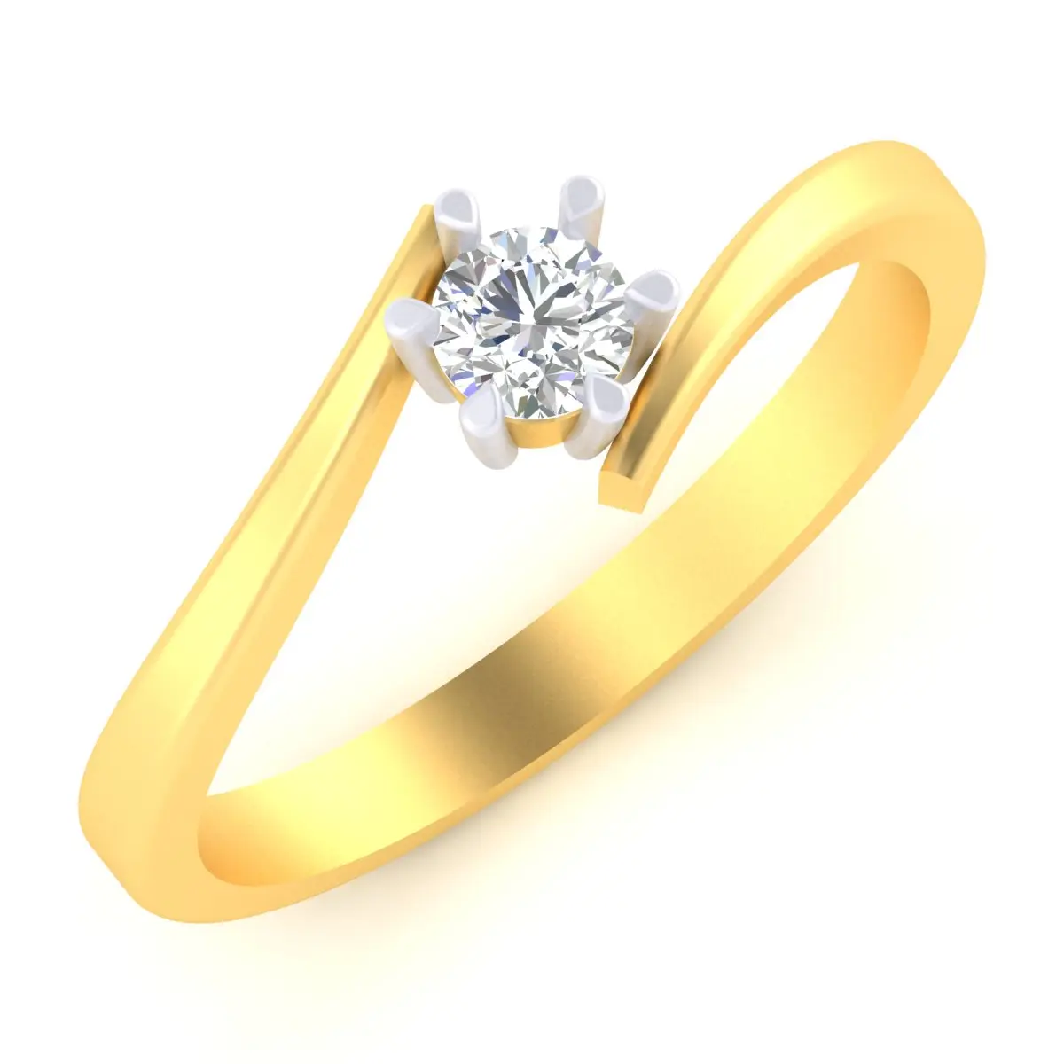 Round Diamond Solitaire Ring 