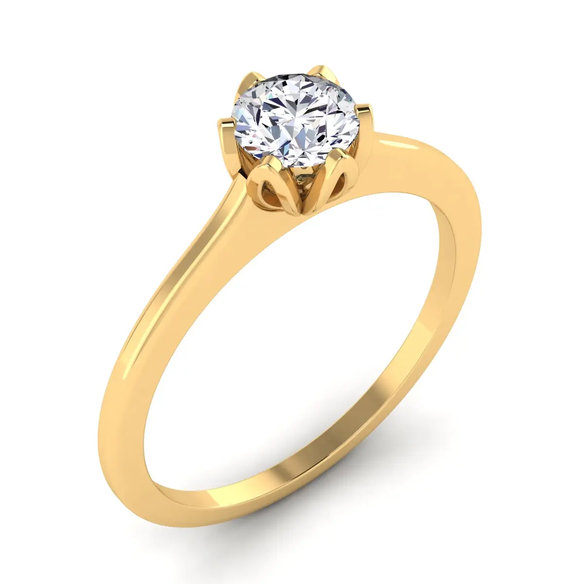 Round Diamond Solitaire RIng 