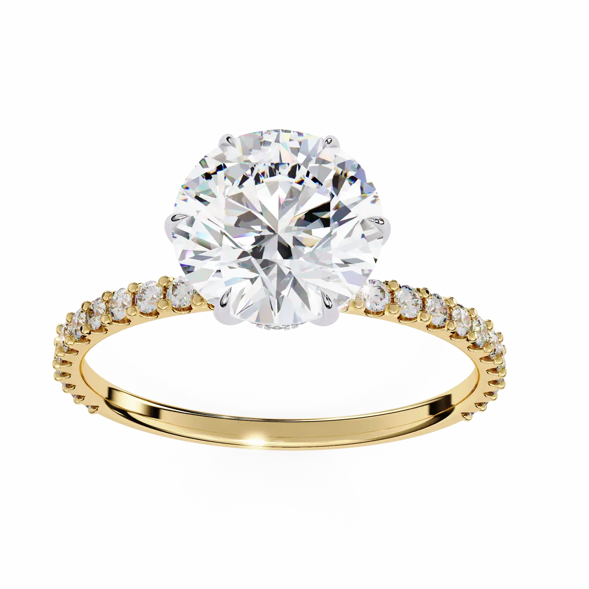 Round Diamond Engagement Ring 