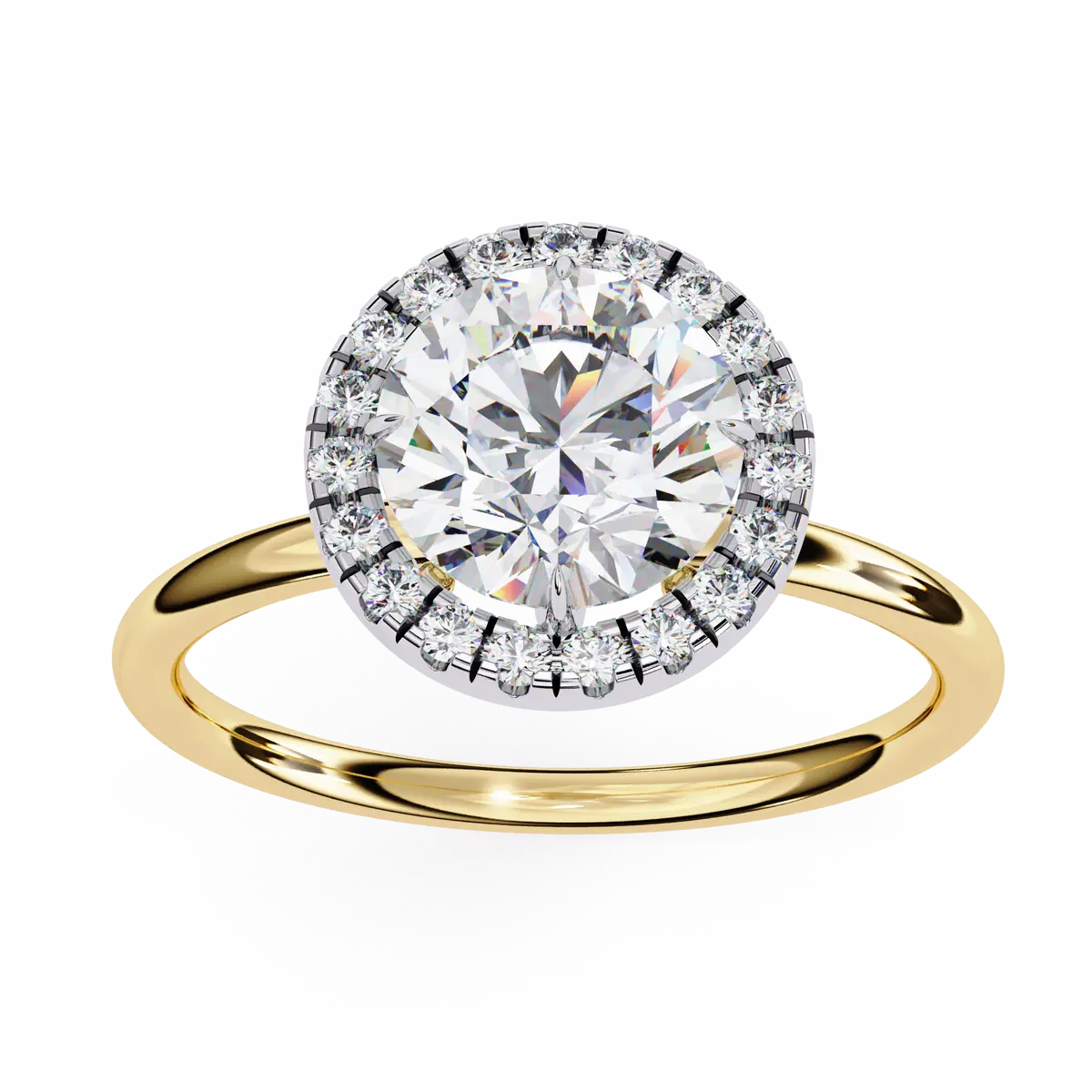 Round Diamond Engagement Ring 