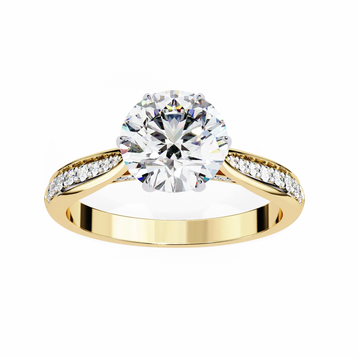 Round Diamond Engagement Ring 