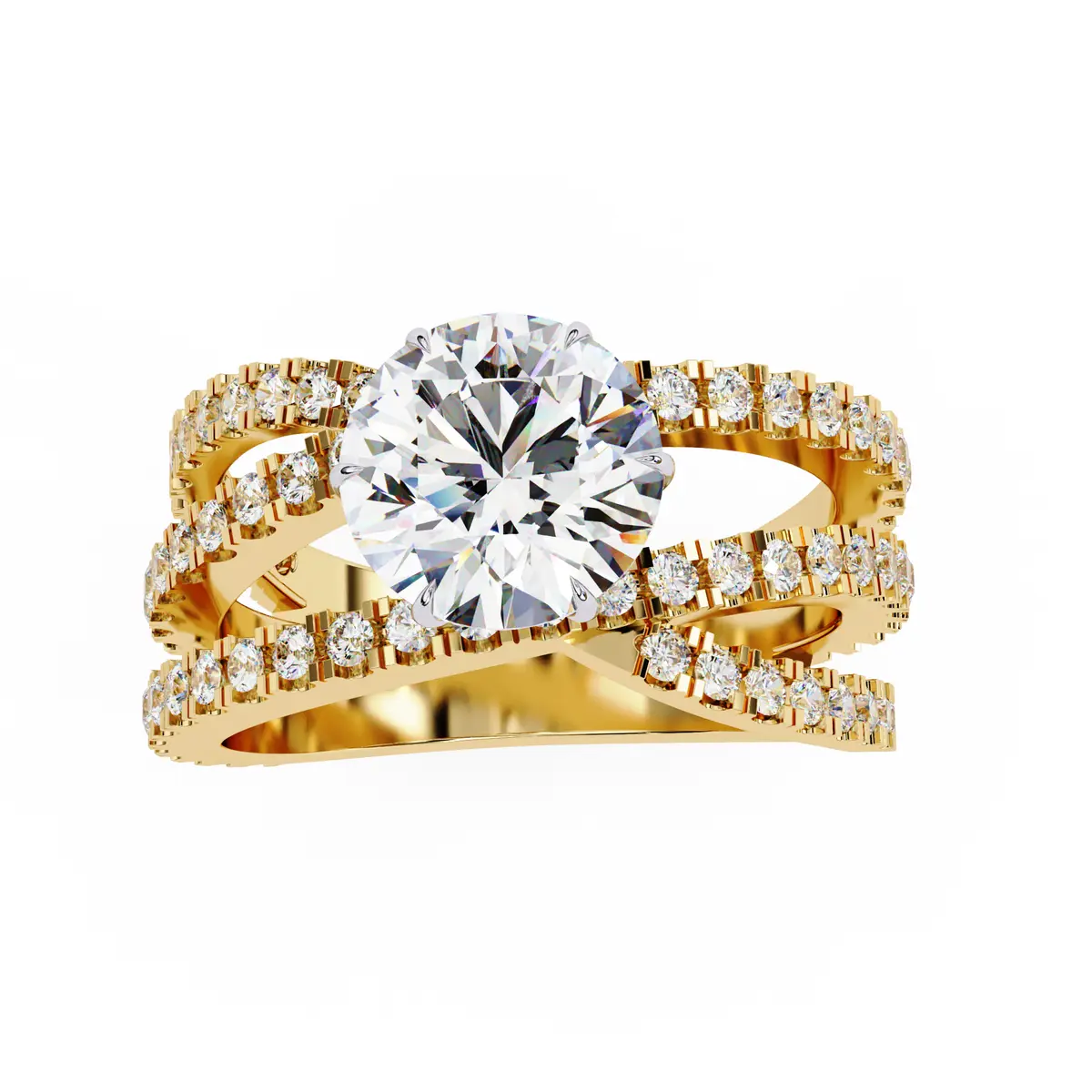 Round Diamond Engagement Ring 