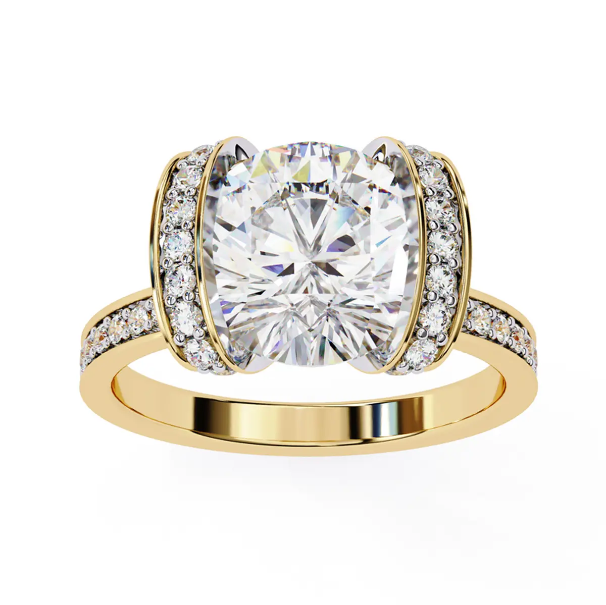 Round Diamond Engagement Ring 
