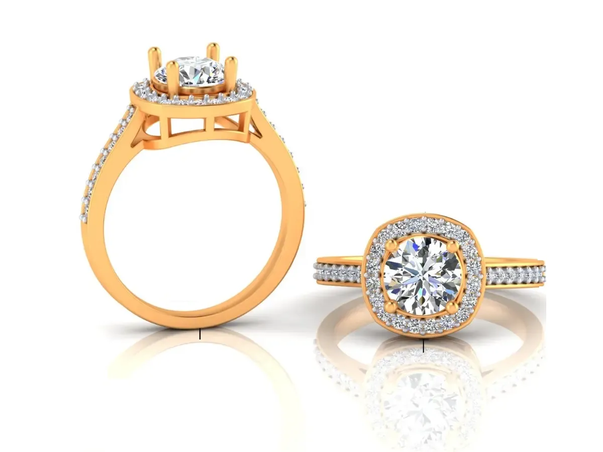 Round Diamond Engagement Ring 