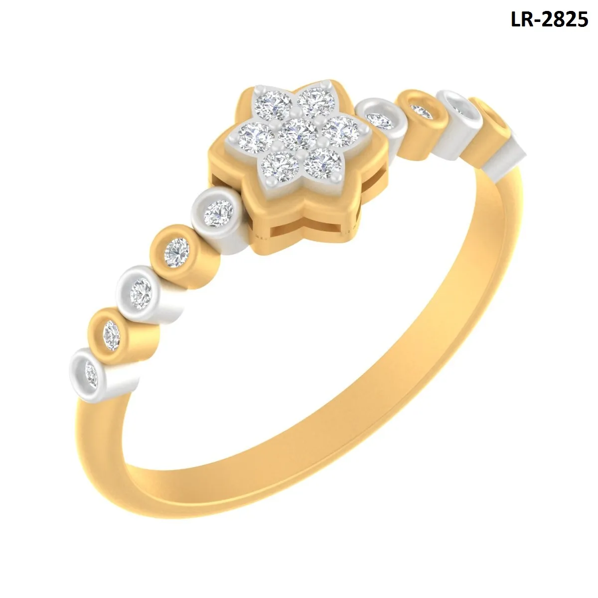 Round Diamond Ladies Ring 