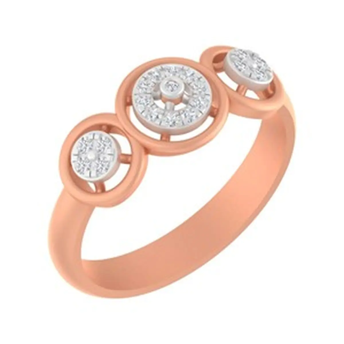 Round Diamond Ladies Ring 
