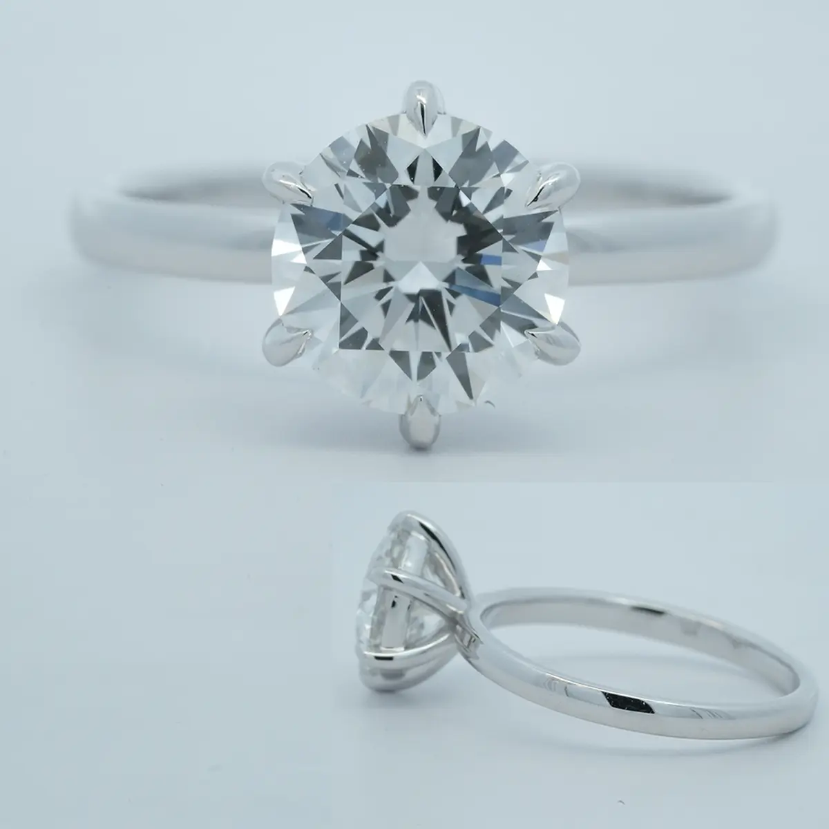 Round Diamond Solitaire Ring 