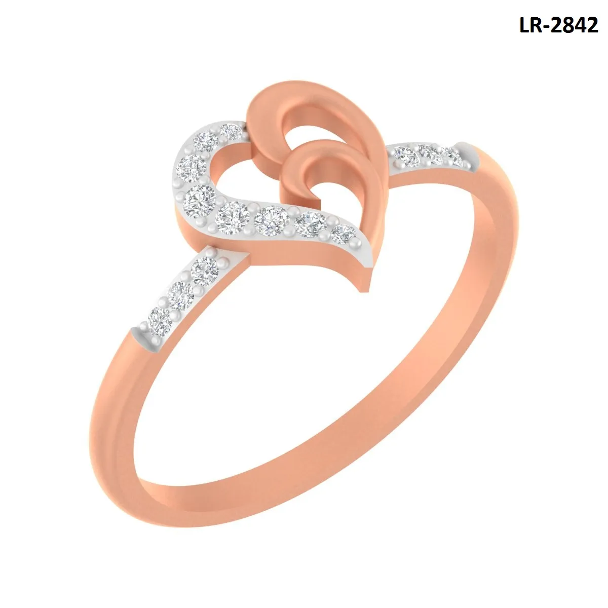 Round Diamond Ladies Ring 