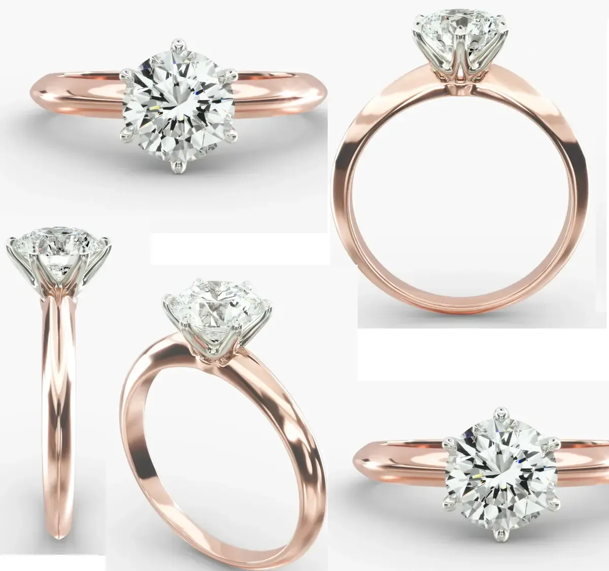 Round Diamond Solitaire Ring 