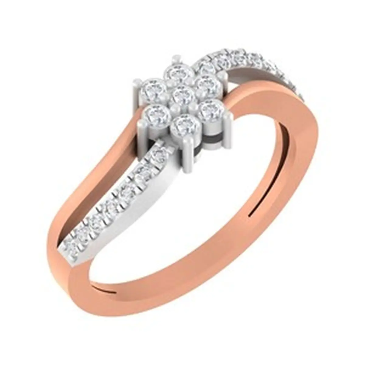 Round Diamonf Engagement Ring 